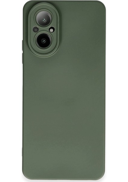 Zengezur Newface Realme 12 Lite Kılıf Nano Içi Kadife Silikon - Koyu Yeşil