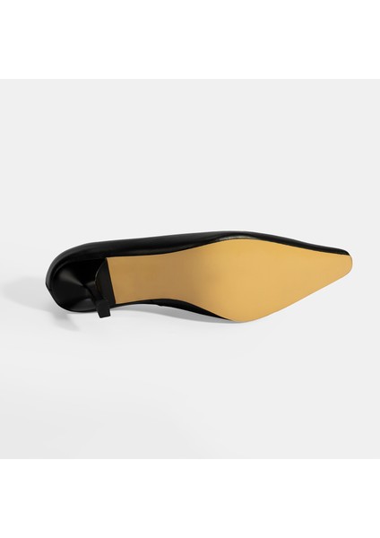 Kadın Siyah Deri Stiletto fırsatları