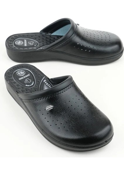 4 Nokta Ortopedik Taban Erkek Sabo Terlik & Iş Terliği