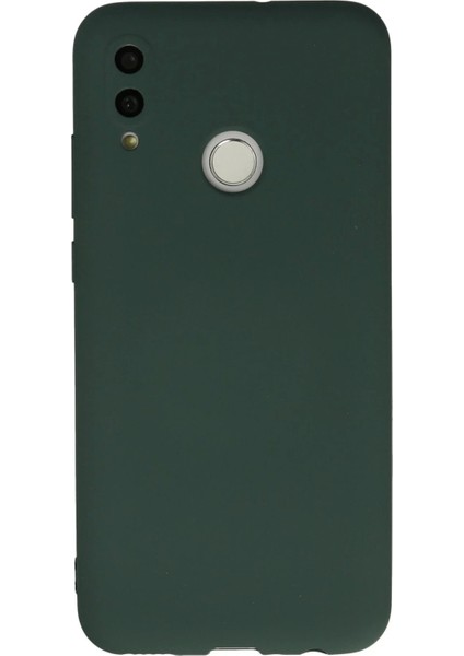 Bfs Huawei P Smart 2019 Kılıf Nano Içi Kadife Silikon - Koyu Yeşil