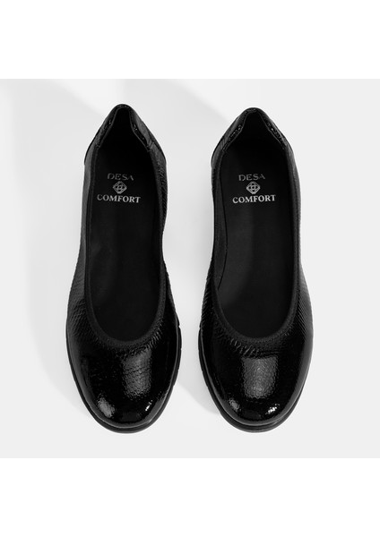 Kadın Siyah Desacomfort Günlük Deri Ayakkabı indirimleri