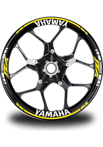 Yamaha Yzf Sarı Takım Jant Sticker