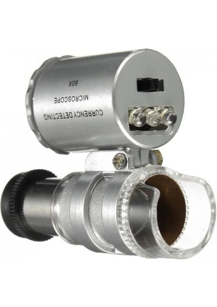 Iphone5 Için Uyumlu Kapaklı Lens Mikroskop Taşınabilir Mini Cep Boyutu LED Mikroskop NO.9882IP5II fırsatları