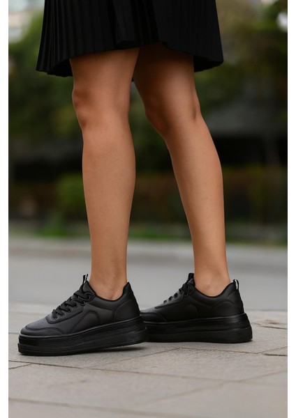 Kadın Günlük Yüksek Taşlı Taban Rahat Kalıp Yürüyüş ve Ortopedik Spor Ayakkabı Bej fiyatları