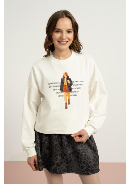 Loeparlı Süet Kız Etek - Antrasit fırsatları