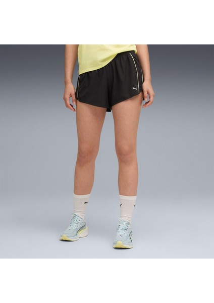 Run Velocity 3 Kadın Siyah Koşu Şortu.01
