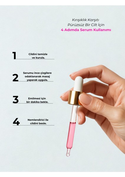 Bakuchiol Kırışıklık Karşıtı Yüz Serumu | 30ml | Doğal Retinol Alternatifi, Doğal ve Sıkı Bir Cilt İçin fırsatları