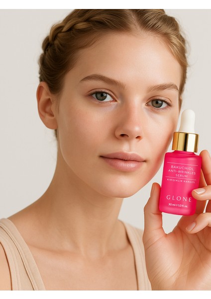 Bakuchiol Kırışıklık Karşıtı Yüz Serumu | 30ml | Doğal Retinol Alternatifi, Doğal ve Sıkı Bir Cilt İçin