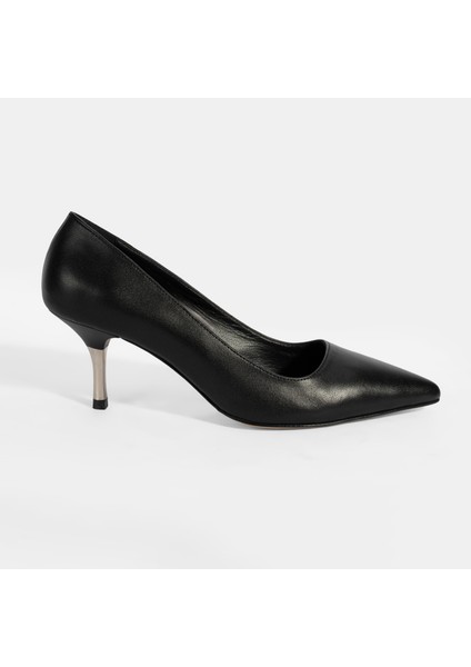 Kadın Siyah Deri Stiletto fiyatları