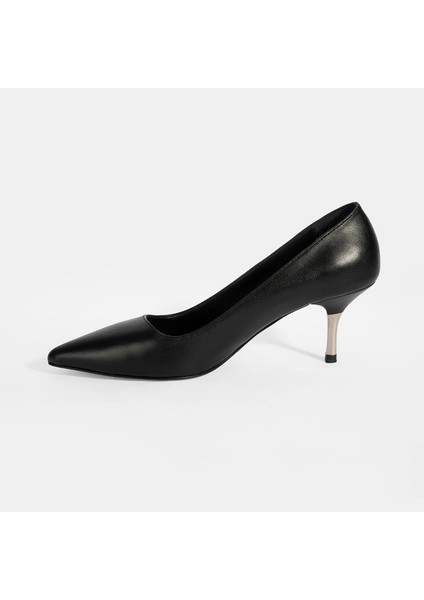 Kadın Siyah Deri Stiletto modelleri