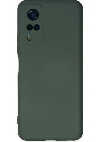 Bfs Vivo Y53S Kılıf Nano Içi Kadife Silikon - Koyu Yeşil
