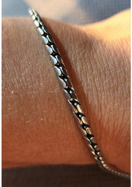 925 Ayar Gümüş Erkek Bileklik