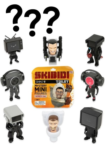 Bfs KBD01000 Skibidi Toilet Mini Figür Surpriz Paket fırsatları