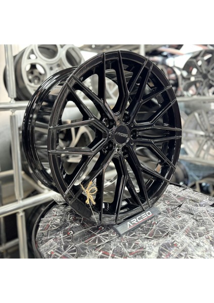 17'' 4X100 Arceo Valencia Glossy Black Jant Modeli