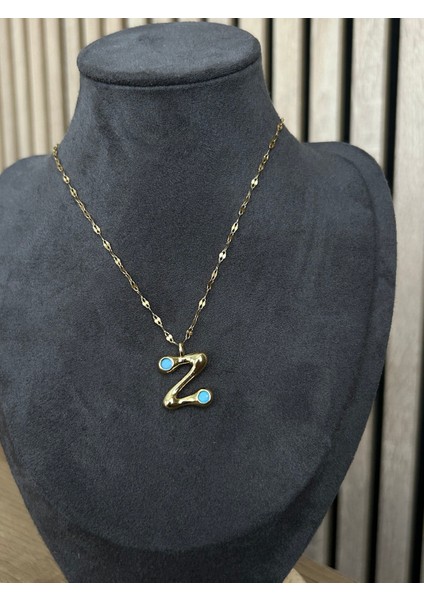 Z Harfli Çelik Kolye