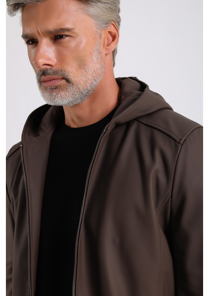 Arda Erkek Kapüşonlu Deri Mont indirimleri