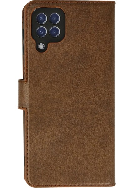 Bfs Samsung Galaxy A22 Kılıf Trend S Plus Kapaklı Kılıf - Taba