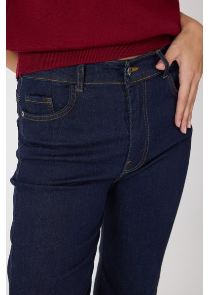 Laci Yüksek Bel Flare Kesim Kadın Jean Pantolon 12036 indirimleri