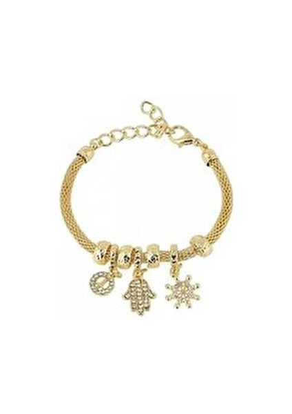 Kadın Kol Saati ve Bileklik Kombinasyonu 32 mm Beyaz Kadran Zirkon Taşlı Su Geçirmez modelleri