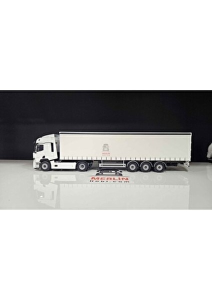 1/50 Renault T-Evo 4x2 Beyaz + Perdeli / Tenteli Dorse Tır Çekici fırsatları