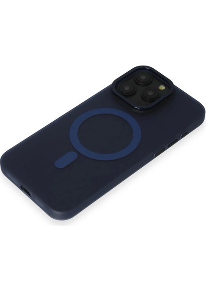 Bfs iPhone 15 Pro Max Kılıf Lodos Magneticsafe Mat Kapak - Mavi fırsatları