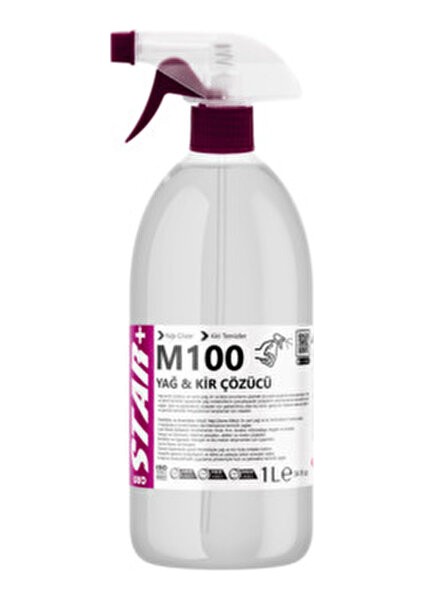 Ağır Yağ Çözücü 1000 ml Güçlü Formül Yanmış Yağ ve Kirler için Etkili Temizleyici