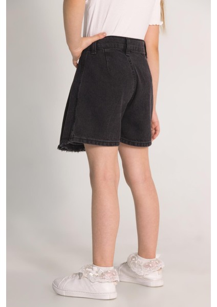 Dmb Püsküllü Kız Şort Etek - Siyah fırsatları