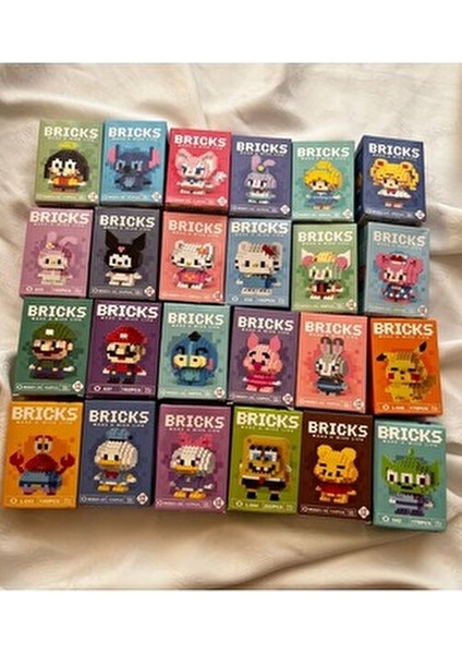 Bricks Mini Blok Yapı Taşı Yapboz Figür (Rastgele 1 Model Gönderilir) fiyatları