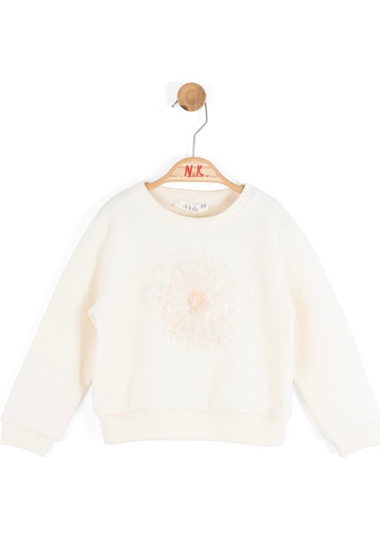 Kite Kız Sweat - Krem