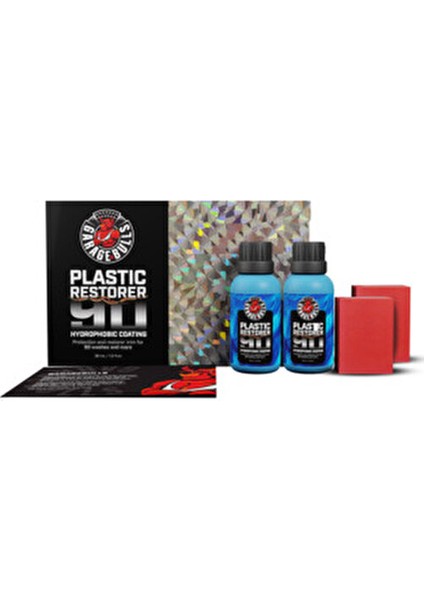 2'li Paket Plastik Yenileyici ve Onarıcı Seramik Kaplama 80ML Tüm Araç Modelleri İçin