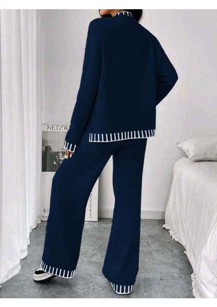 Yırtmaçlı Kazak Pantolon Alt-Üst Takım fiyatları