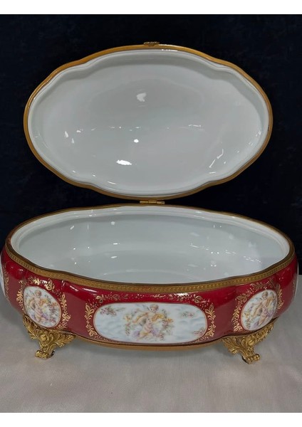 SEVRES Antika Porselen Sandık