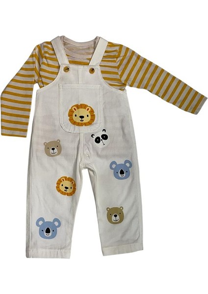 Erkek Bebek Salopet Takım