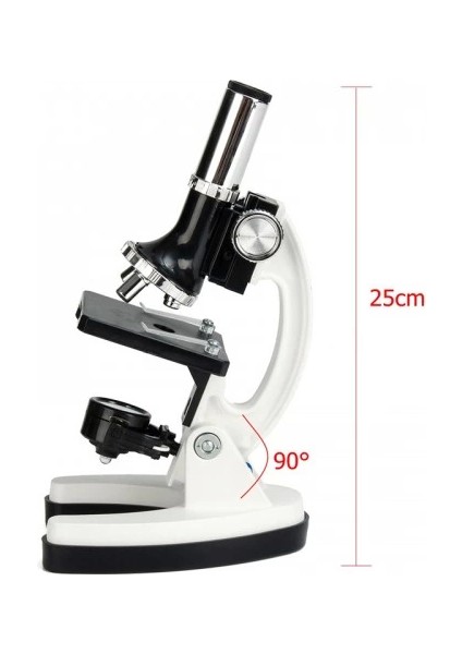 Mikroskop Taşınabilir Set 28 Parça Eğitim Mikroskop Kiti 300X 600X ve 1200X Çocuklara indirimleri