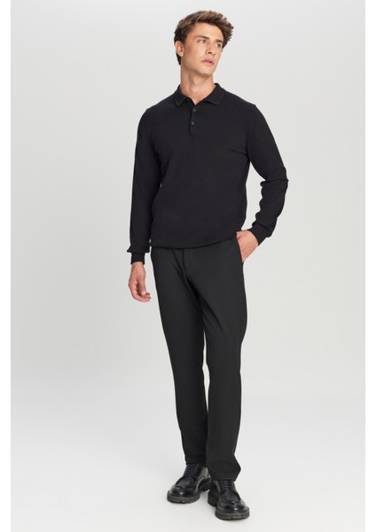 Pamuklu Standart Fit Normal Kesim Polo Yaka Triko Kazak fiyatları