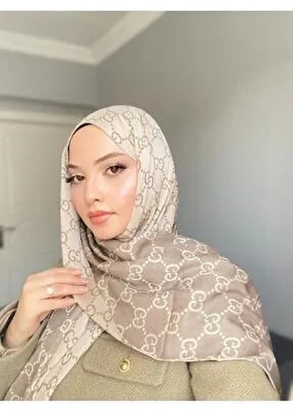 G Desenli Ipek Kaşmir Çift Taraflı Şal