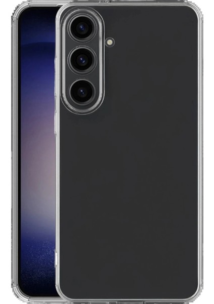 Bfs Samsung Galaxy S25 Fe Kılıf Lüx Şeffaf Silikon