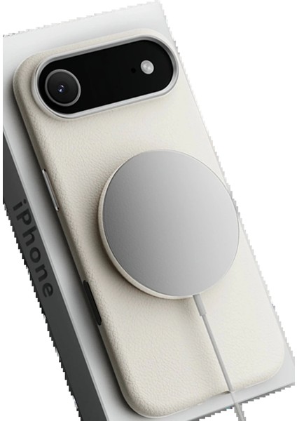 Bfs iPhone 17 Air Wonder Deri Magsafe Kapak - Beyaz modelleri