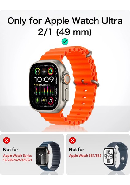 Apple Watch Ultra 2 49MM Armorite Protection Saat Kasası + 2 Adet Saat Cam Ekran Koruyucu Set fiyatları
