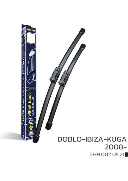 Zengezur Niken Doblo-Ibiza-Kuga 2008- Araca Özel Silecek