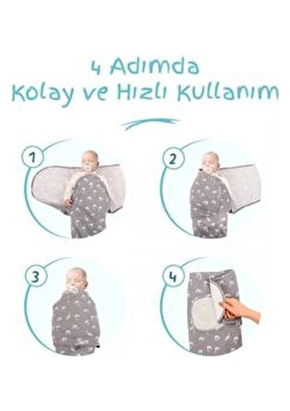 Desenli Pamuk Kundak 0-3 Ay Yenidoğan Bebeğiniz İçin Güvenli ve Rahat Yeni Sezon indirimleri