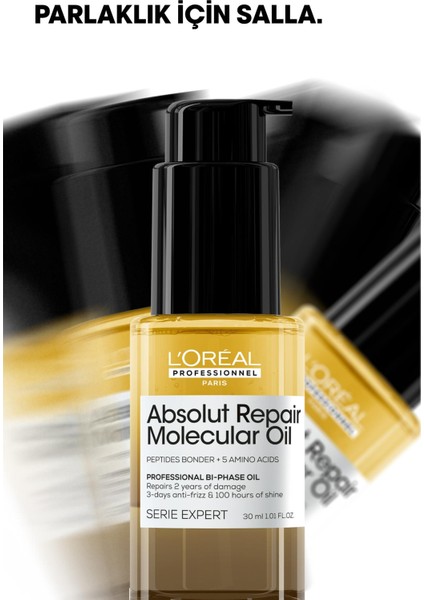 Absolut Repair Molecular Çift Fazlı Profesyonel Bakım Yağı 30 ml indirimleri
