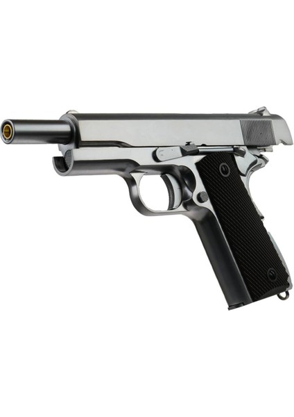 Colt 1911 Gen2 Gümüş + Green Gas + 1 kg Bb + Taşıma Çantası + Atış Gözlüğü