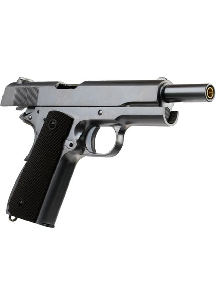 Colt 1911 Gen2 Gümüş + Green Gas + 1 kg Bb + Taşıma Çantası + Atış Gözlüğü
