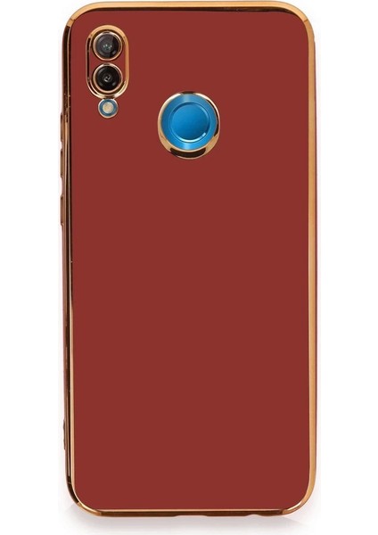 Bfs Huawei P20 Lite Kılıf Volet Silikon - Kırmızı