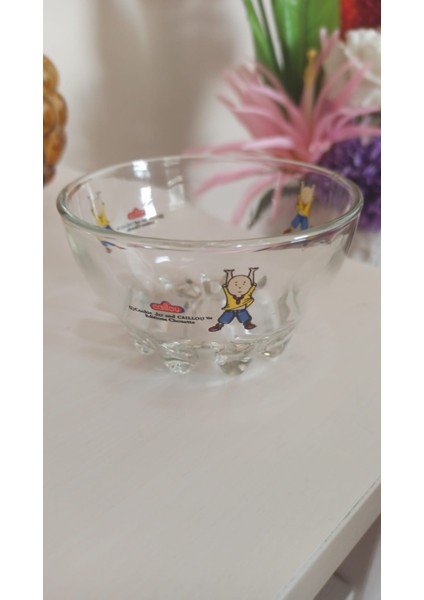 Vintage Caillou Lisanslı Orijinal Cam Kase modelleri