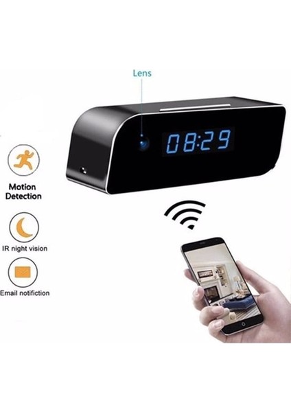 4k wifi bebek bakıcı kamera 1080p masa üstü sesli kayıt