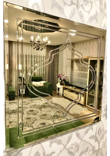 Dekoratif Üçlü Set Duvar Aynası