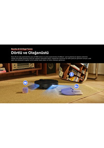 Saros 10 Akıllı Robot Süpürge ve Mop, 22.000PA Emiş Gücü, Engel Algılama, Dolaşmayan Ana Fırça modelleri