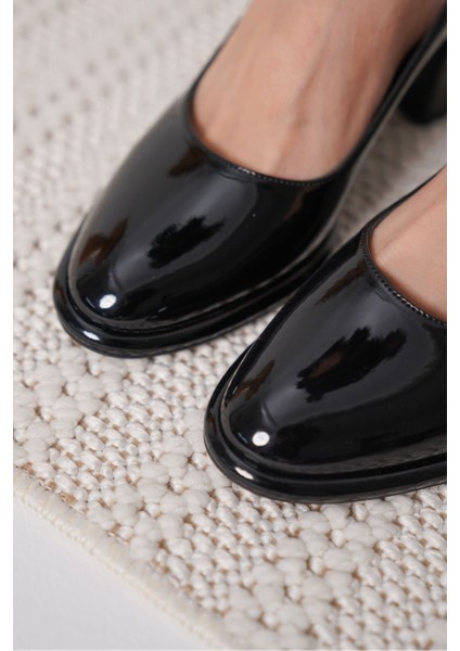 Candie Siyah Rugan Kadın Stiletto fırsatları